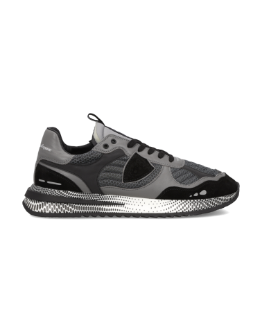 Basket Philippe Model OLYMPIQUE LOW MAN FANCY RESAU_NOIR GRIS Philippe Model - 1