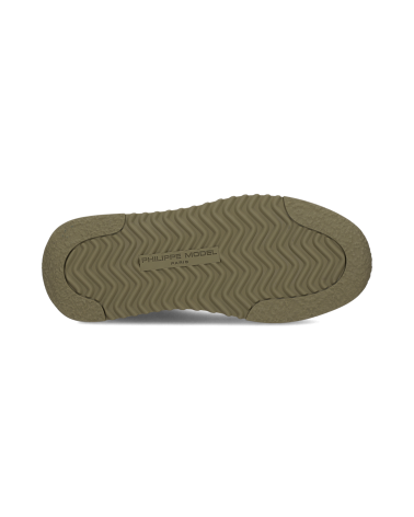 Basket Philippe Model OLYMPIQUE LOW MAN NUBUCK RESAU POP_MUD MILITAIRE Philippe Model - 4
