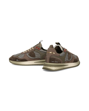 Basket Philippe Model OLYMPIQUE LOW MAN NUBUCK RESAU POP_MUD MILITAIRE Philippe Model - 2
