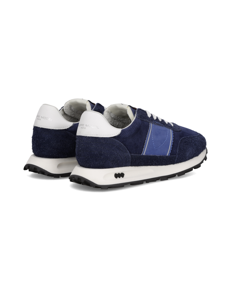 Basket Philippe Model TOUR LOW MAN DAIM VINTAGE_BLEU Philippe Model - 3