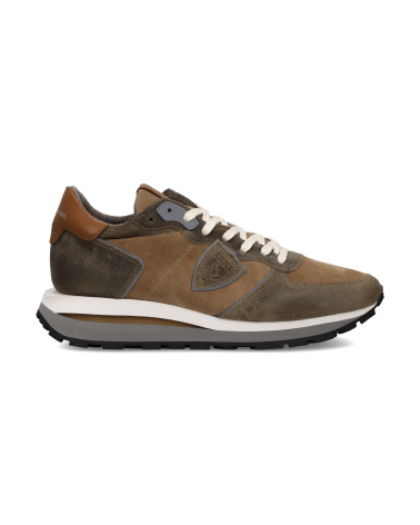 Basket Philippe Model TROPEZ HAUTE LOW MAN DAIM FELTUS_BRUN Philippe Model - 1