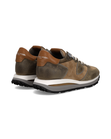 Basket Philippe Model TROPEZ HAUTE LOW MAN DAIM FELTUS_BRUN Philippe Model - 2