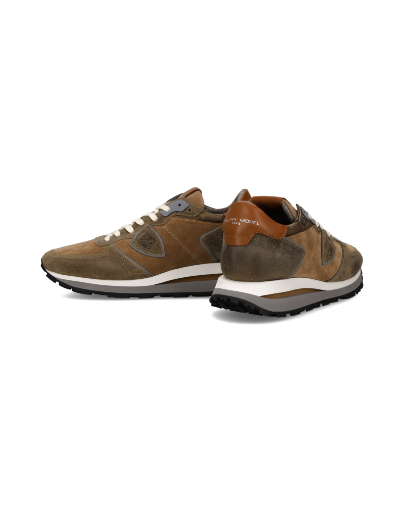 Basket Philippe Model TROPEZ HAUTE LOW MAN DAIM FELTUS_BRUN Philippe Model - 3