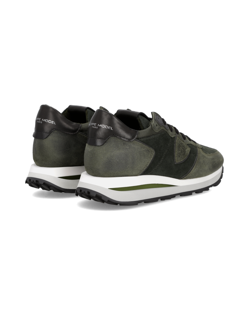 Basket Philippe Model TROPEZ HAUTE LOW MAN DAIM FELTUS_MILITAIRE Philippe Model - 3