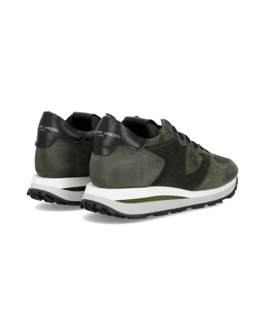 Basket Philippe Model TROPEZ HAUTE LOW MAN DAIM FELTUS_MILITAIRE Philippe Model - 3