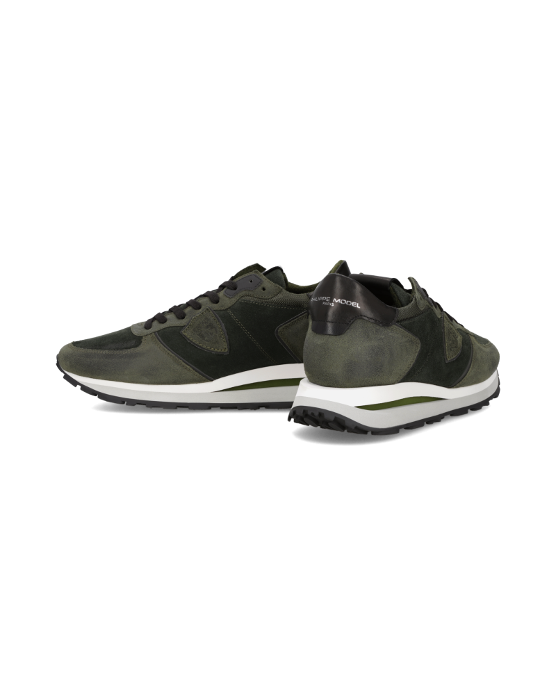 Basket Philippe Model TROPEZ HAUTE LOW MAN DAIM FELTUS_MILITAIRE Philippe Model - 2