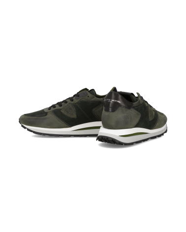 Basket Philippe Model TROPEZ HAUTE LOW MAN DAIM FELTUS_MILITAIRE Philippe Model - 2