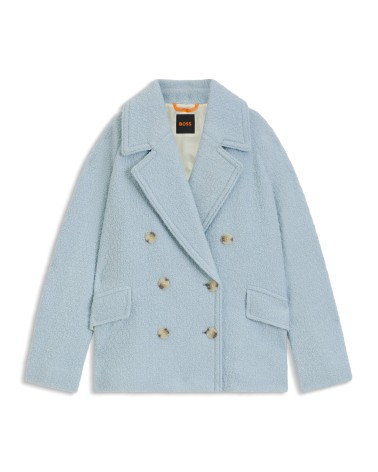 Manteau caban BOSS C_Cabani coupe boxy à texture bouclée BOSS - 1