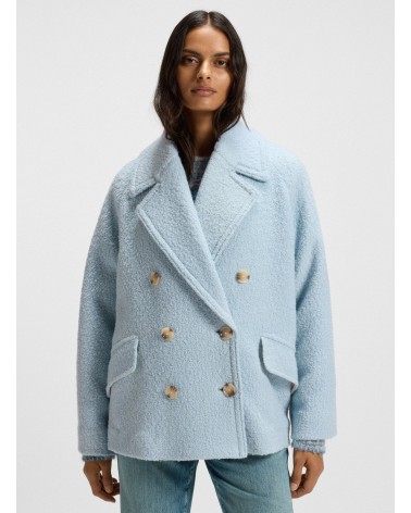 Manteau caban BOSS C_Cabani coupe boxy à texture bouclée BOSS - 6