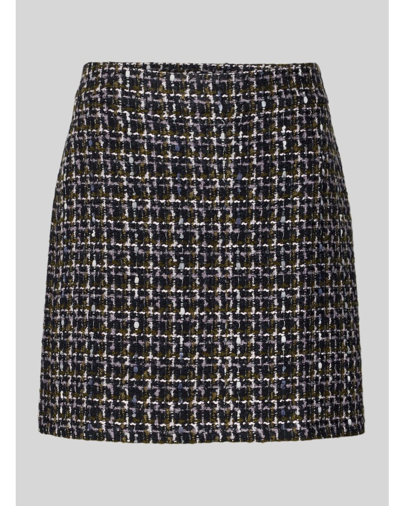 Mini-jupe évasée BOSS C_Valedi en coton BOSS - 5