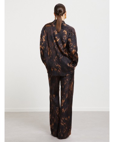 Pantalon Palazzo OTTOD’AME en viscose imprimée Ottod'Ame - 3