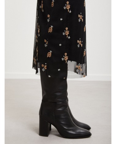 Jupe midi OTTOD’AME en tulle brodé Ottod'Ame - 4