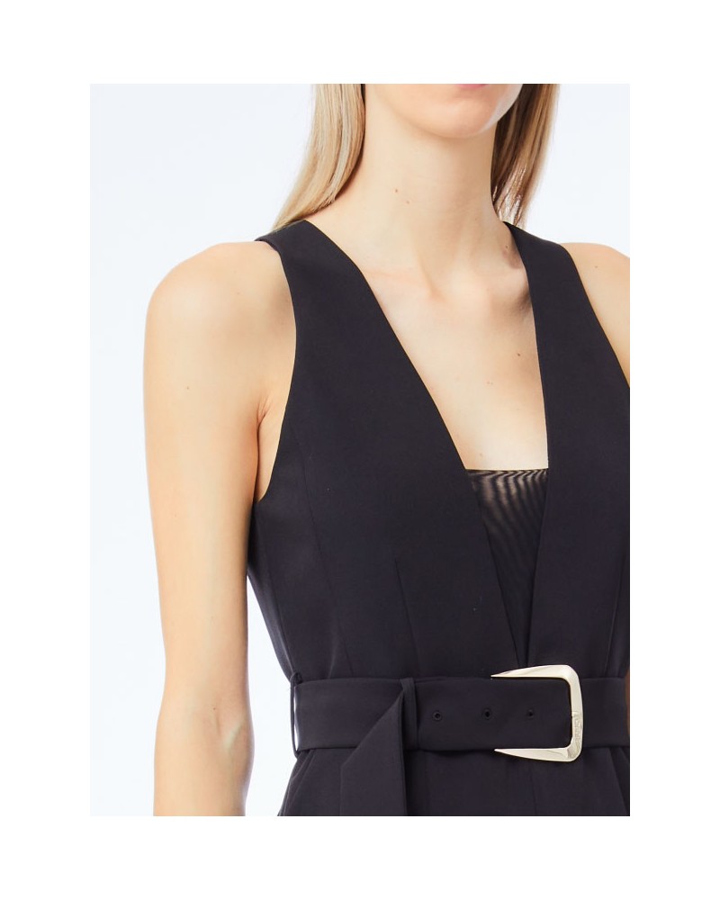 Combinaison Palazzo LIU JO à col V avec ceinture à boucle LIU JO - 2