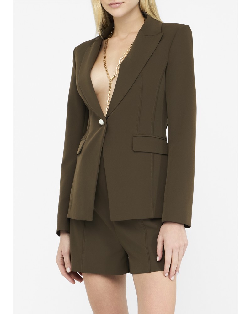 Blazer cintré LIU JO en tissu technique stretch LIU JO - 11
