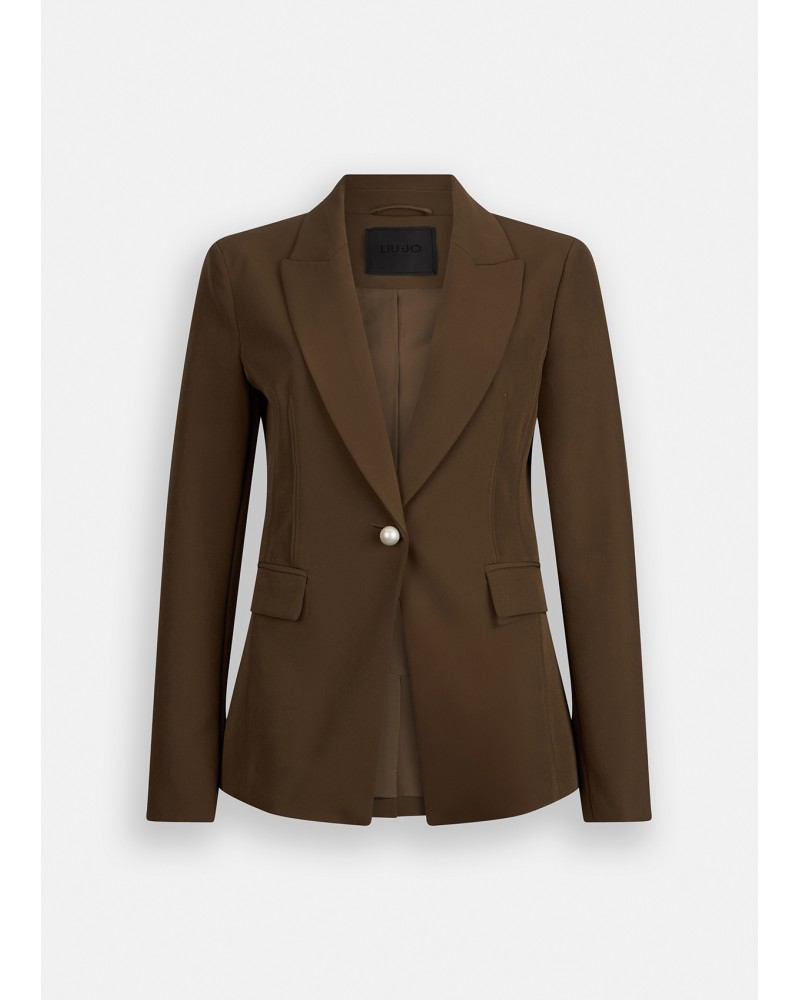 Blazer cintré LIU JO en tissu technique stretch LIU JO - 14