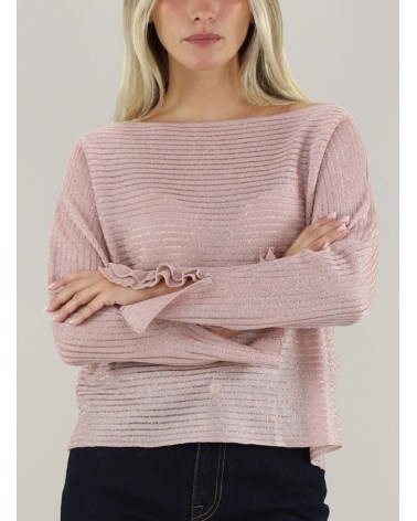 Pull avec Lurex® LIU JO avec col bateau LIU JO - 1
