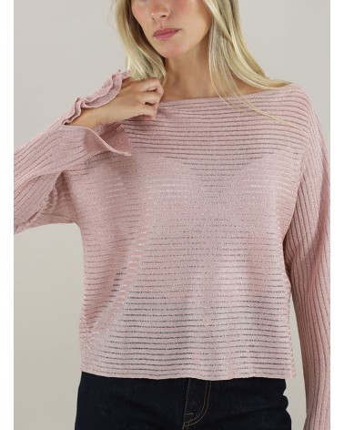 Pull avec Lurex® LIU JO avec col bateau LIU JO - 4