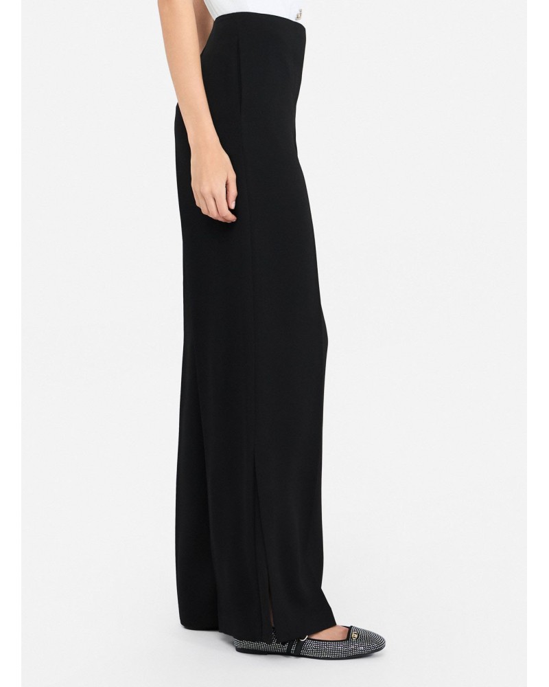 Pantalon palazzo Liu Jo Better en envers satin LIU JO - 1