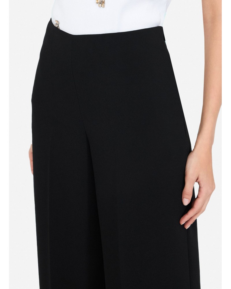 Pantalon palazzo Liu Jo Better en envers satin LIU JO - 2