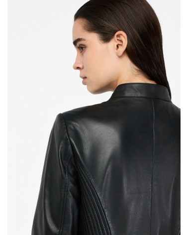 Veste motarde LIU JO en cuir d’agneau LIU JO - 4