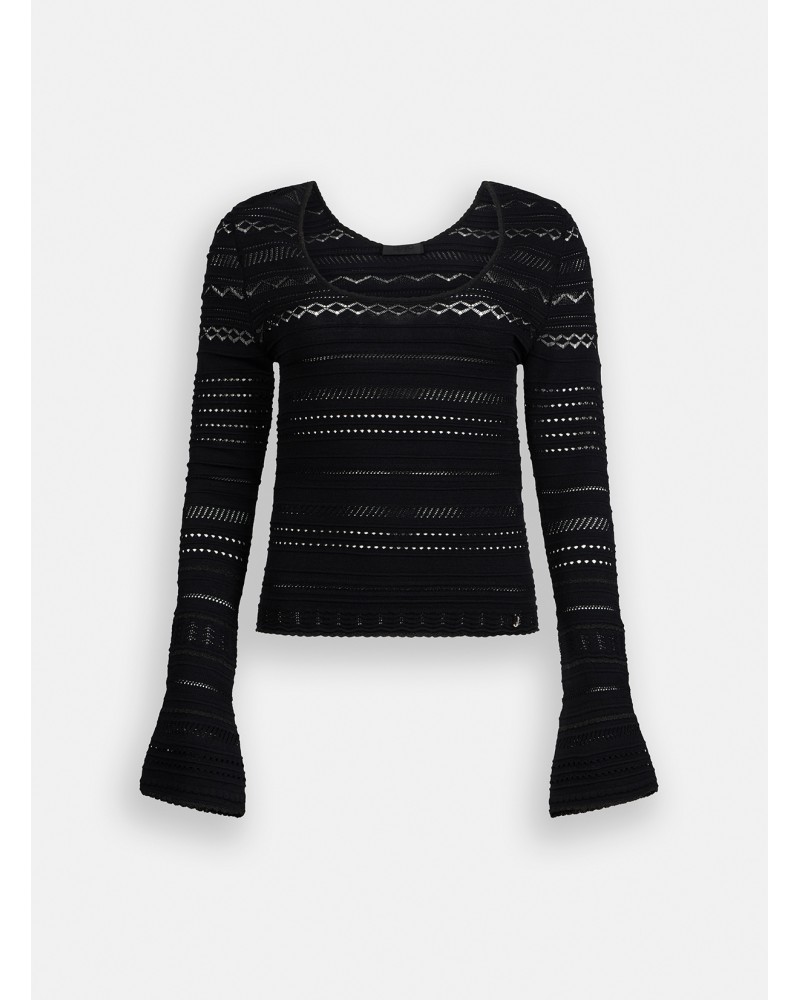 Pull ajouré LIU JO Better en viscose mélangée LIU JO - 7