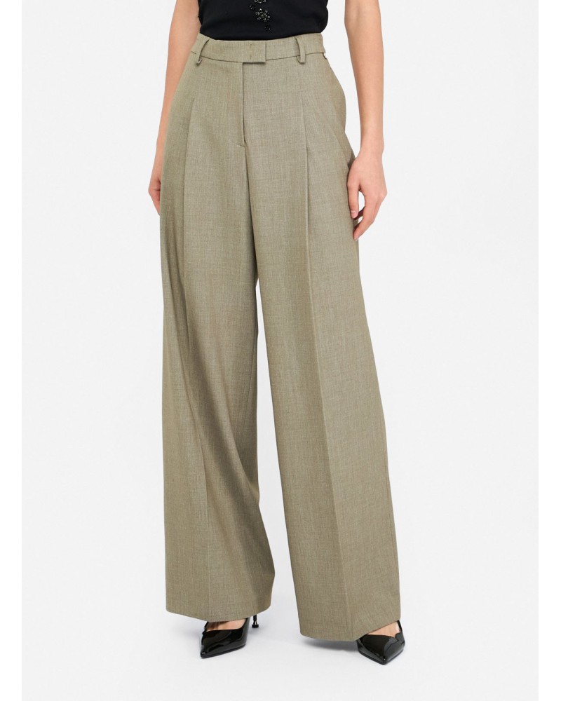 Pantalon palazzo LIU JO vert LIU JO - 3