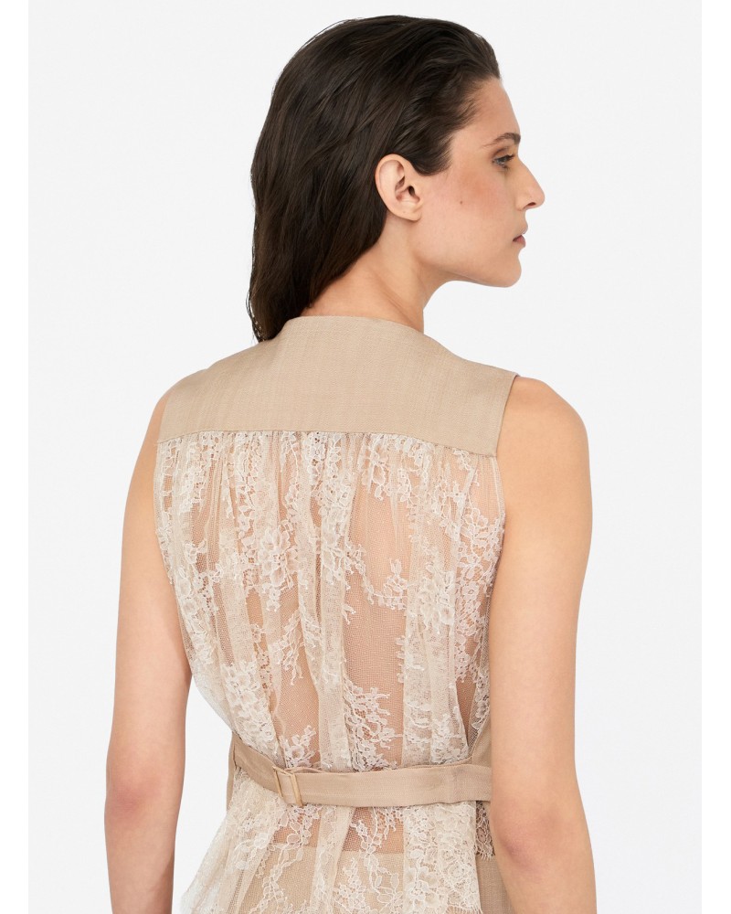 Veste sans manches LIU JO avec détail en dentelle LIU JO - 4