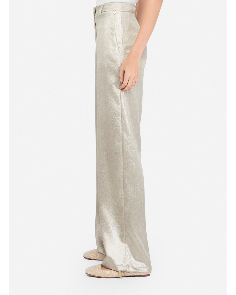 Pantalon LIU JO en crêpe lamé LIU JO - 1