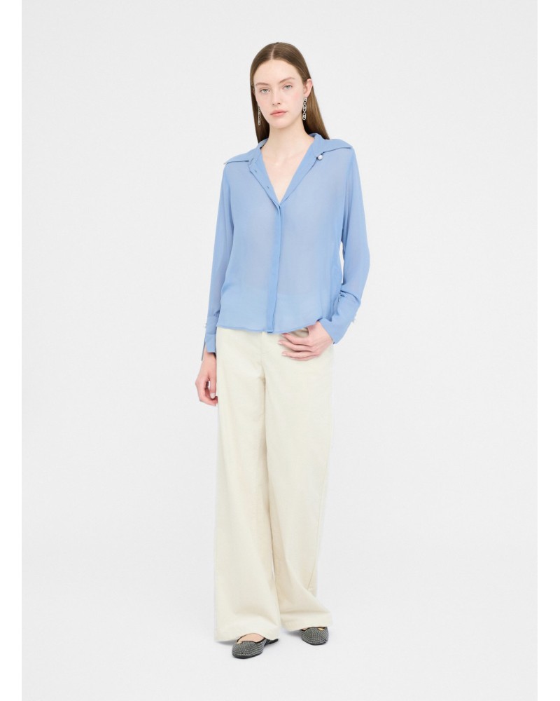 Chemise LIU JO en georgette avec perles LIU JO - 13