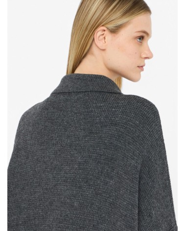 Manteau LIU JO en laine mélangée avec broche strass LIU JO - 4