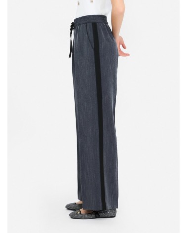 Pantalon en flanelle LIU JO à rayures craie LIU JO - 2