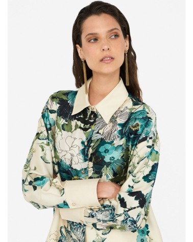 Chemise LIU JO en sergé imprimé fleurs LIU JO - 1