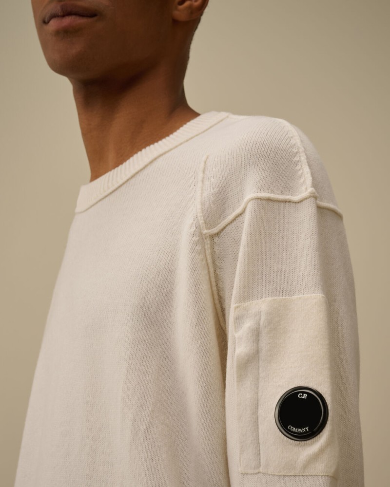 Pull Cp company Lambswool GRS Crewneck Lens Cp company - 3