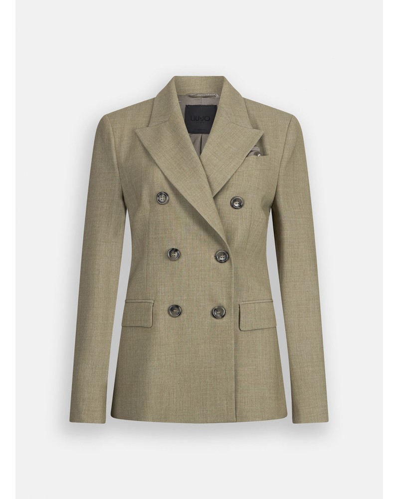 Blazer croisé LIU JO vert LIU JO - 7