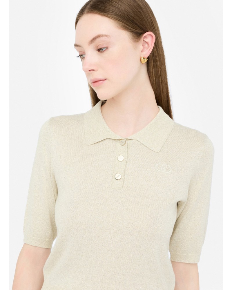Polo LIU JO en maille Lurex® LIU JO - 2