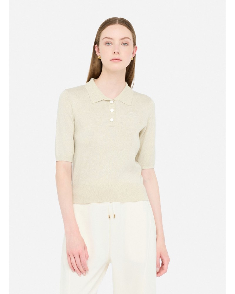 Polo LIU JO en maille Lurex® LIU JO - 3
