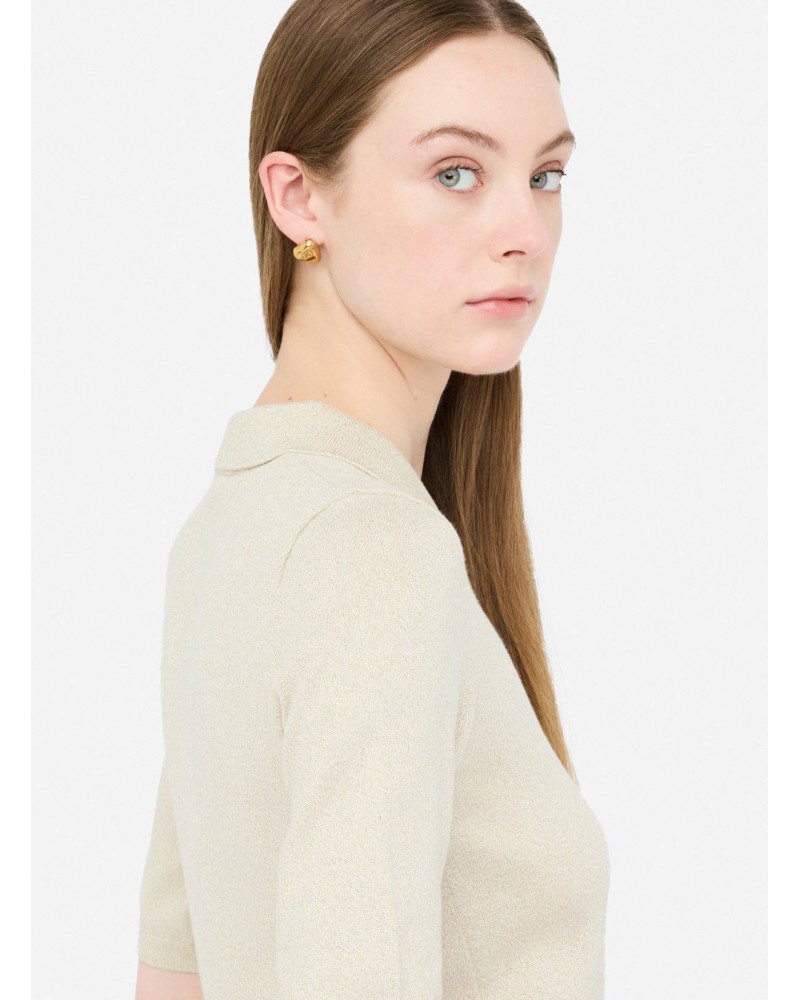 Polo LIU JO en maille Lurex® LIU JO - 4