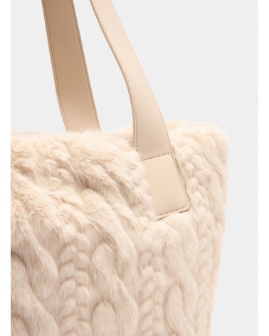 Sac hobo LIU JO grand format en imitation fourrure LIU JO - 3