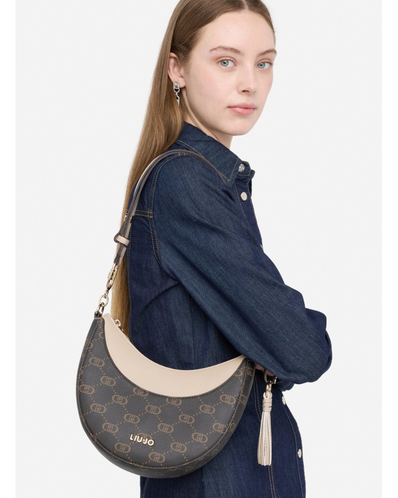 Sac hobo format moyen LIU JO effet grainé LIU JO - 2