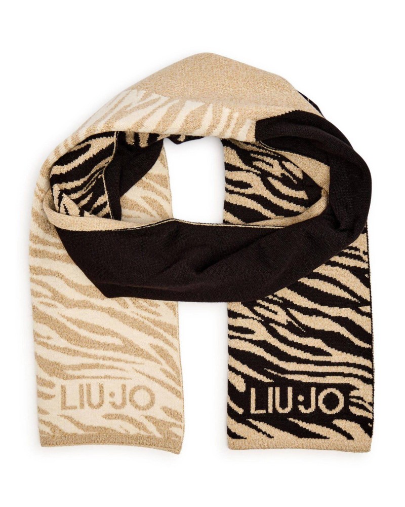 Écharpe LIU JO jacquard zèbre bicolore LIU JO - 2