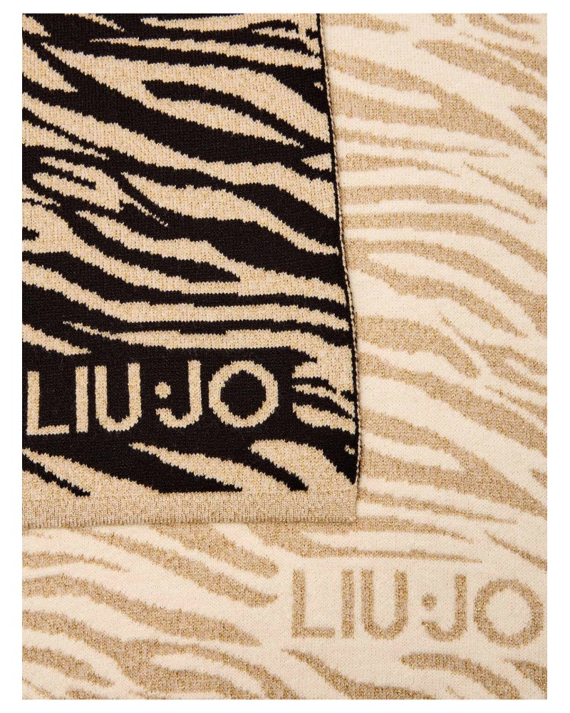 Écharpe LIU JO jacquard zèbre bicolore LIU JO - 3