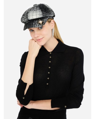 Casquette LIU JO à carreaux avec broche LIU JO - 1