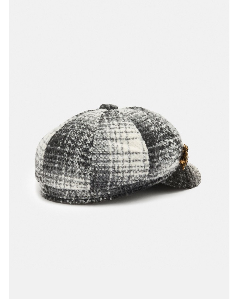 Casquette LIU JO à carreaux avec broche LIU JO - 5
