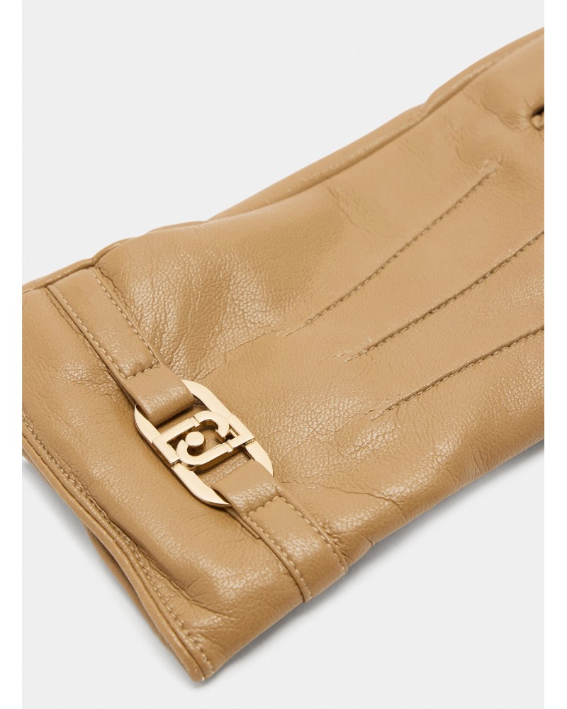 Gants LIU JO avec logo et effet enduit LIU JO - 1