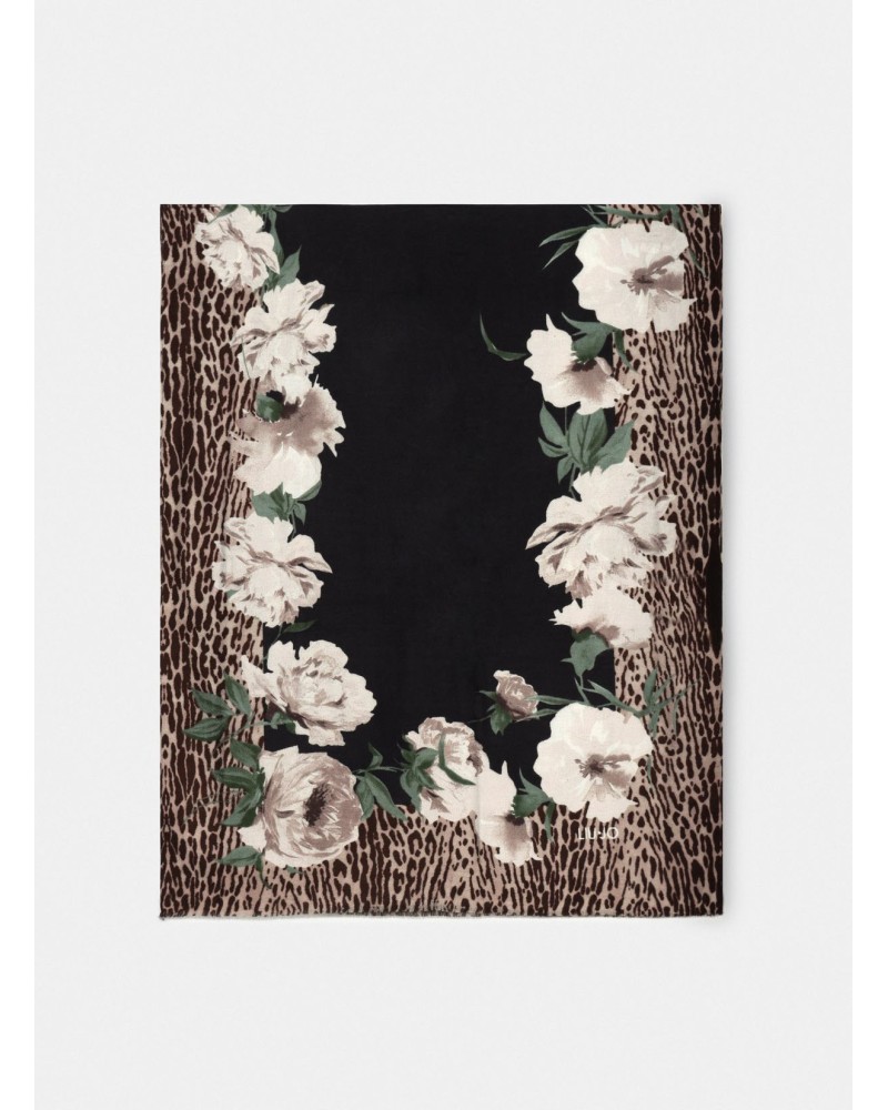 Étole LIU JO à imprimé animalier floral LIU JO - 3