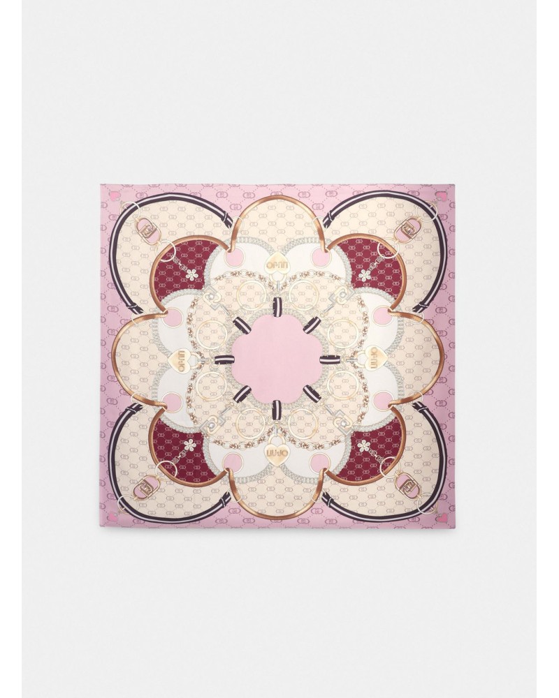 Foulard LIU JO imprimé graphique monogramme LIU JO - 6