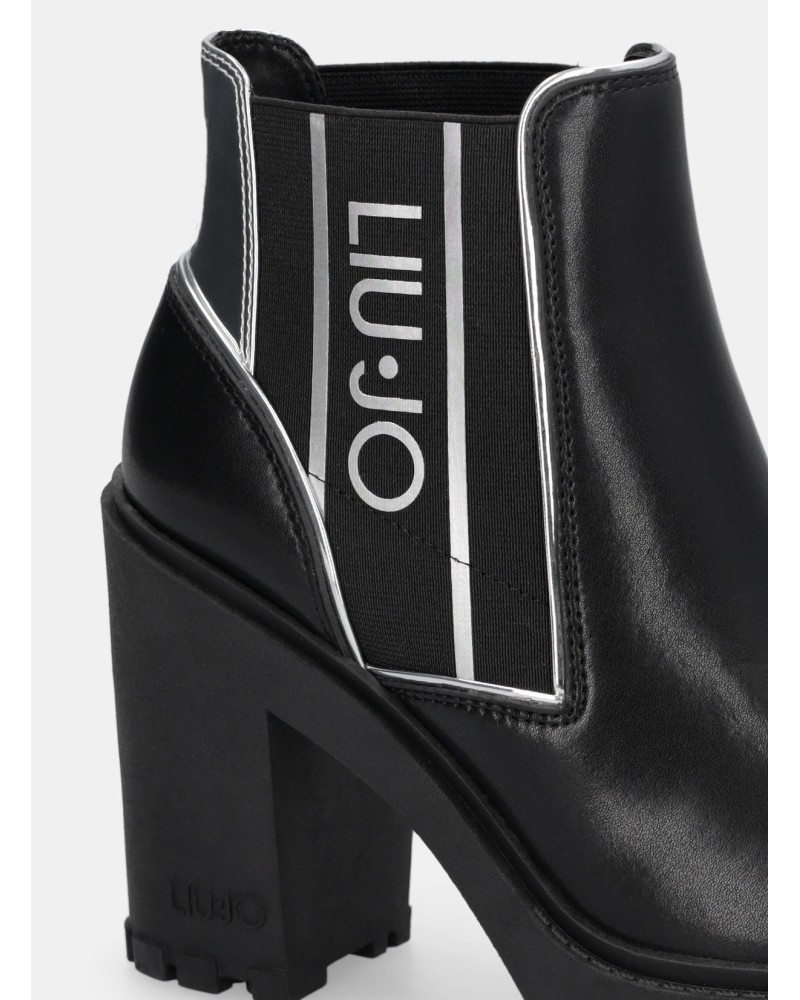 Bottines Ruby 04 LIU JO en cuir avec logo LIU JO - 2