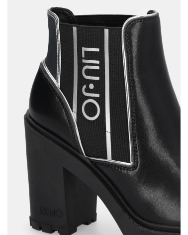 Bottines Ruby 04 LIU JO en cuir avec logo LIU JO - 2