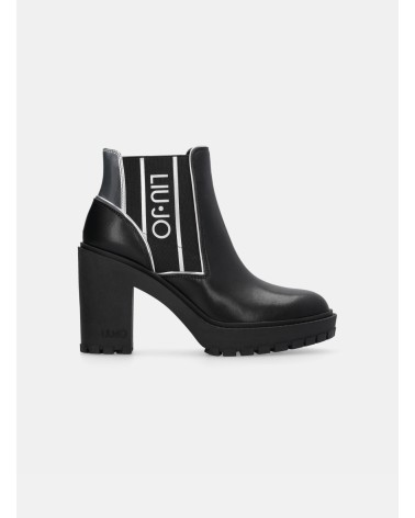 Bottines Ruby 04 LIU JO en cuir avec logo LIU JO - 3