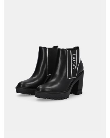 Bottines Ruby 04 LIU JO en cuir avec logo LIU JO - 4
